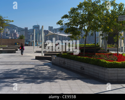 dh TSIM SHA TSUI EAST HONG KONG Tsim Sha Tsui East Waterfront Podium Garten Stockfoto