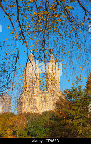 Das San Remo, vom Central Park entfernt Stockfoto