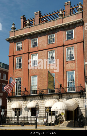 Hampshire House und die Cheers Bar in Boston, Massachusetts, USA. Stockfoto