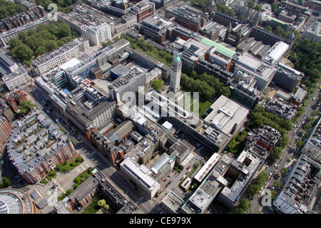 Luftaufnahme des Imperial College London & des Royal College of Music, London SW7 Stockfoto