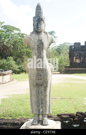 Statue des Bodhisattva in Polannaruwa, Sri Lanka Stockfoto