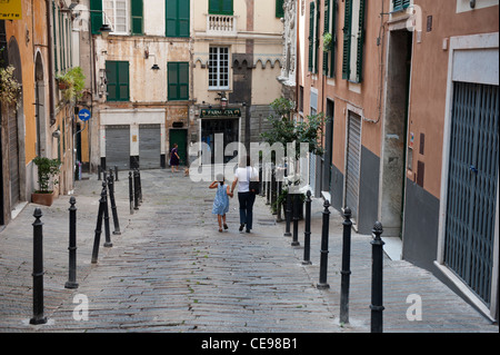 Piazza Della Maddalena. Altstadt. Genua (Italienisch, Genova) Italien Stockfoto