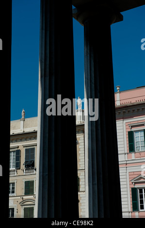 Piazza de Ferrari. Genua (Italienisch, Genova) Italien Stockfoto