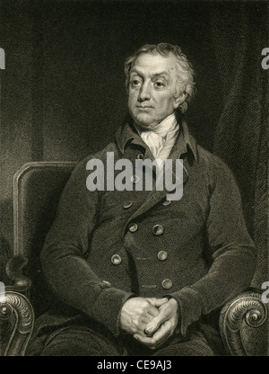 1830-Gravur von William Wentworth-Fitzwilliam, 4. Earl Fitzwilliam. Stockfoto