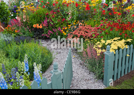 Tor in einen Bauerngarten Stockfoto