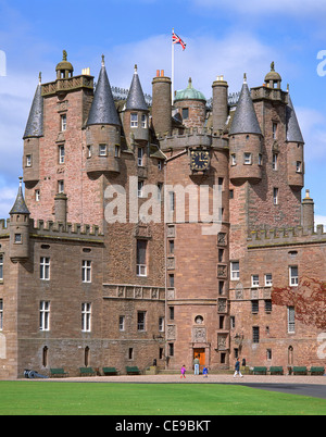 17. Jahrhundert Glamis Castle, Glamis, Angus, Schottland, Vereinigtes Königreich Stockfoto