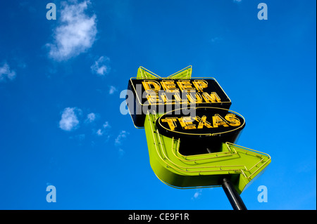 Deep Ellum Leuchtreklame Dallas, Texas, USA Stockfoto