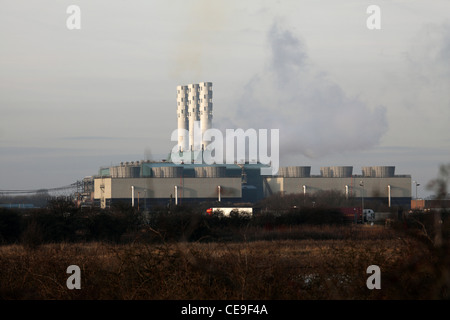 Centrica kombiniert Cycle Gas Turbine Power Station, Nord Kilingholme, Lincolnshire Stockfoto