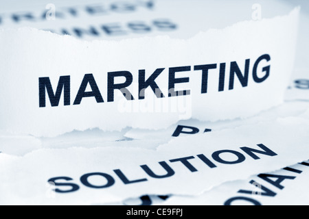 Marketingkonzept Stockfoto