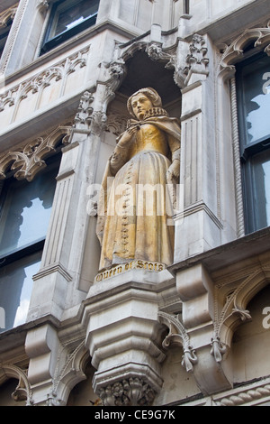 City of London Mary Queen of Scots House in der Fleet Street Januar 2012 Stockfoto