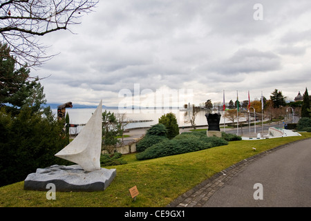 Olympischen Museum, Lausanne, Schweiz Stockfoto