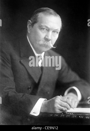Sir Arthur Conan Doyle, schottischer Arzt und Schriftsteller Sir Arthur Conan Doyle Stockfoto