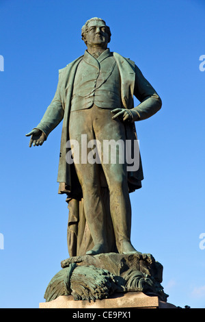 Statue von Sir Robert Peel, Marktplatz, begraben, größere Manchester, UK Stockfoto