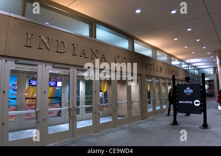 Kongresszentrum Indiana, Indianapolis, 1. Februar 2012 Stockfoto