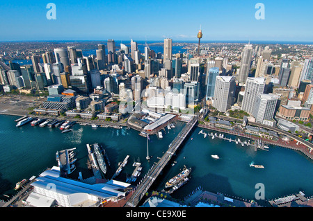 Darling Harbour und Cockle Bay-Sydney-Australien Stockfoto