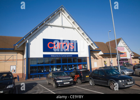 Currys Superstore Copdock, Ipswich, Suffolk, England Stockfoto