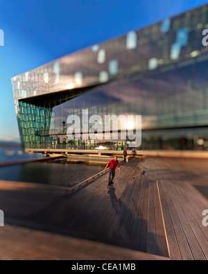 Harpa Konzerthaus und Konferenzzentrum, Reykjavik Island Stockfoto