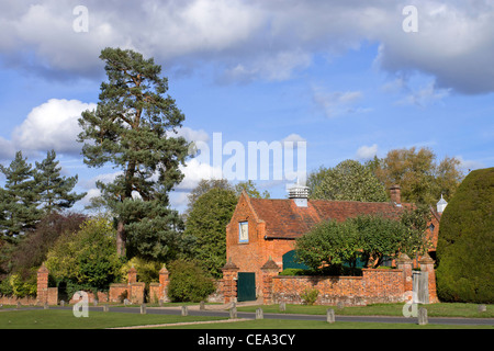 Gelände und Immobilien von Packwood Haus Warwickshire genommen Fom öffentliche Fußwege Straßen und Zugang Stockfoto