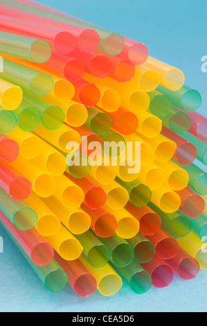 Trinkhalme. Stockfoto