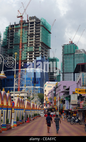 Hochbau in Brickfields. Kuala Lumpur, Welaayat Persekutan, Malaysia, Süd-Ost-Asien, Asien Stockfoto