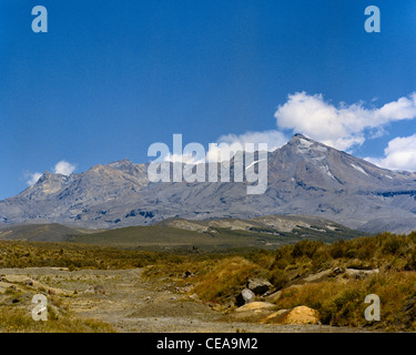 Aktiver Stratovulkan Mount Ruapehu Nordinsel Neuseeland Stockfoto
