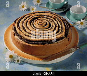 Mohn - Samen - Torte Stockfoto