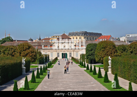 Wien: Untere Schloss Belvedere, Wien, Österreich Stockfoto