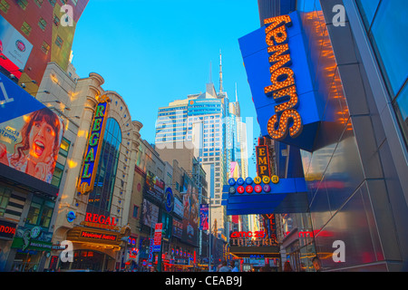 42nd Street Times Square, New York Stockfoto