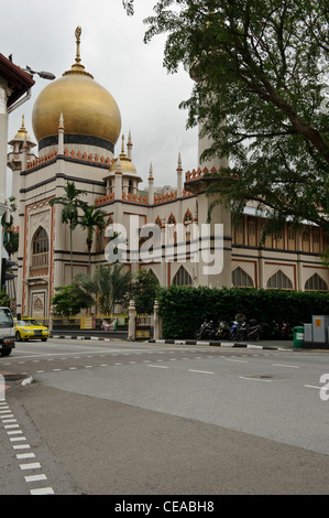 Sultansmoschee, arabische Viertel, Singapur. Stockfoto