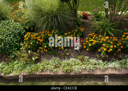 Garten am senior Living Apartment. Stockfoto