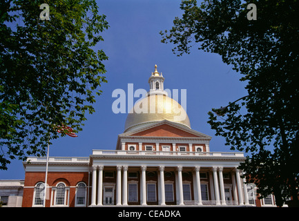 Massachusetts State House, Boston, MA, USA, 1991 Stockfoto