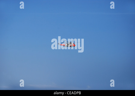 RAF Luft Meer Rettung Hubschrauber Nummer 3016 Stockfoto