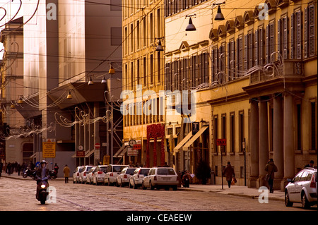 Manzoni Straße im Zentrum von Mailand, Italien Stockfoto