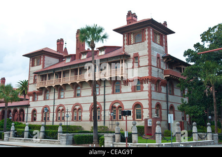 Ehemaligen Ponce de Leon Hall Hotel, Flagler College Gebäude in St. Augustine, Florida, Vereinigte Staaten, USA, Nordamerika Stockfoto