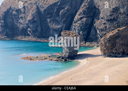 Playa de los muertos, Almeria Stockfoto