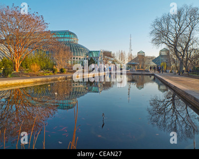 Brooklyn Botanic Garden Grounds in Brooklyn NYC Stockfoto