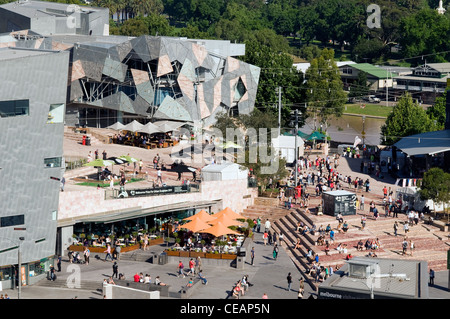 Federation Square Melbourne Victoria Australien Stockfoto