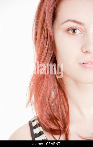 Porträt der jungen Frau Stockfoto
