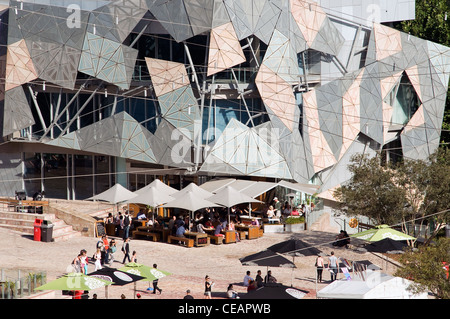 Federation Square. Melbourne Victoria Australien Stockfoto