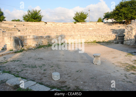 Ukraine. Chersones Taurica. 6. Jahrhundert vor Christus. Römische Amphitheater. Sewastopol. Stockfoto