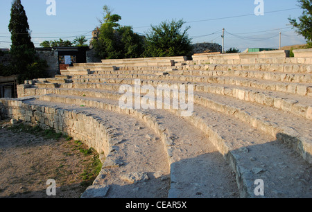 Ukraine. Chersones Taurica. 6. Jahrhundert vor Christus. Römische Amphitheater. Sewastopol. Stockfoto