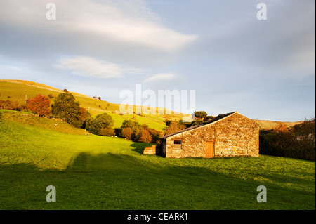 Sonnenuntergang in den Yorkshire dales Stockfoto