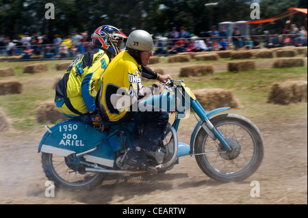 Dirt Bike Seitenwagensport Stockfoto