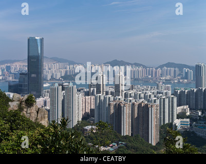 dh eine Insel QUARRY BAY HONG KONG eine Insel Ost Hochhaus Turm Ostblock Bau- und Wohnungswesen Wohnungen Stockfoto