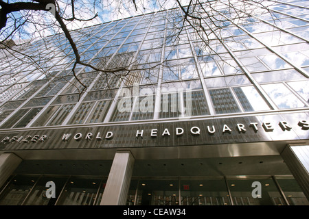 Pfizer World Headquarters in Midtown in New York Stockfoto