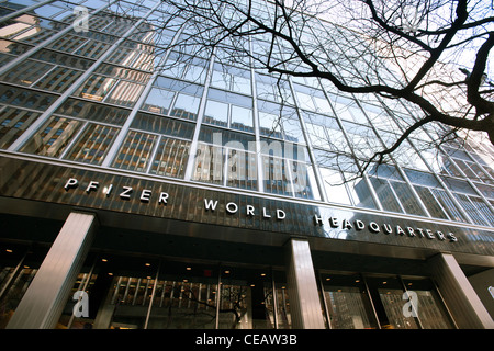 Pfizer World Headquarters in Midtown in New York Stockfoto