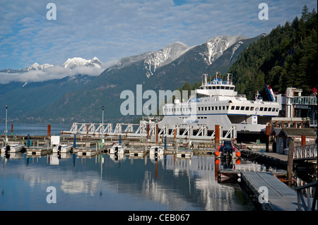 Das Fährterminal Horseshoe Bay, Vancouver, Britisch-Kolumbien. Kanada.  SCO 7923 Stockfoto