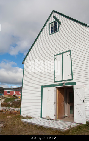 Kanada, Northern Labrador, hopedale (aka agvituk). hopedale mission National Historic Site, mährischen Museum. Stockfoto