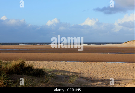 3444. Holkham Beach, Norfolk, Großbritannien Stockfoto