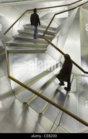 CaixaForum Eingang. Madrid. Spanien Stockfoto